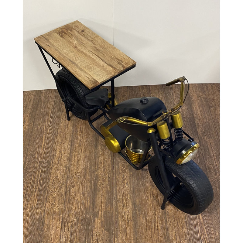 Williston Livonia Chopper Motorcycle Bar with Wine Storage Wayfair